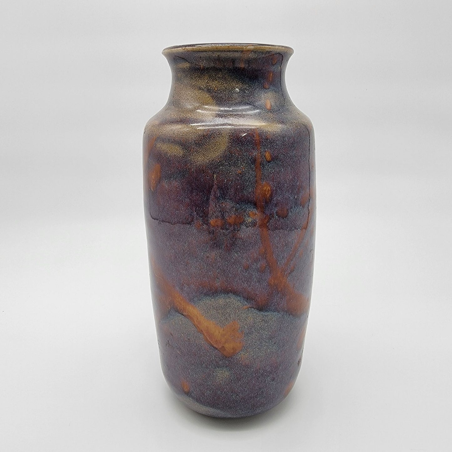 Vintage Jean Mann Signed Art Pottery Vase