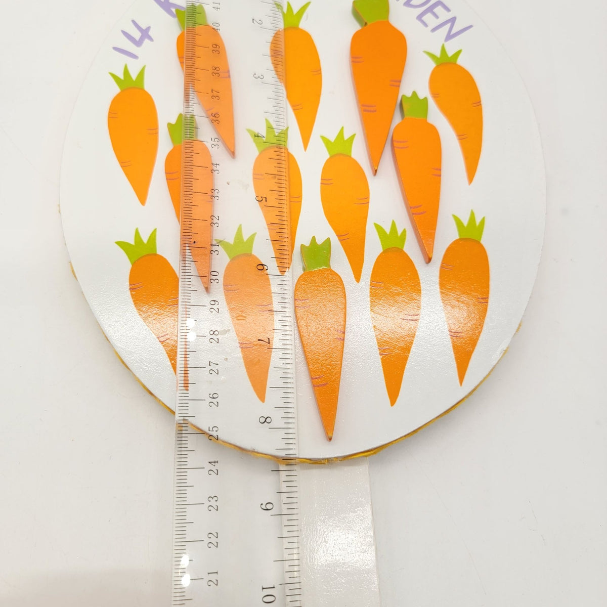 2003 Vintage 14 Karat Garden Carrot Stake Sign