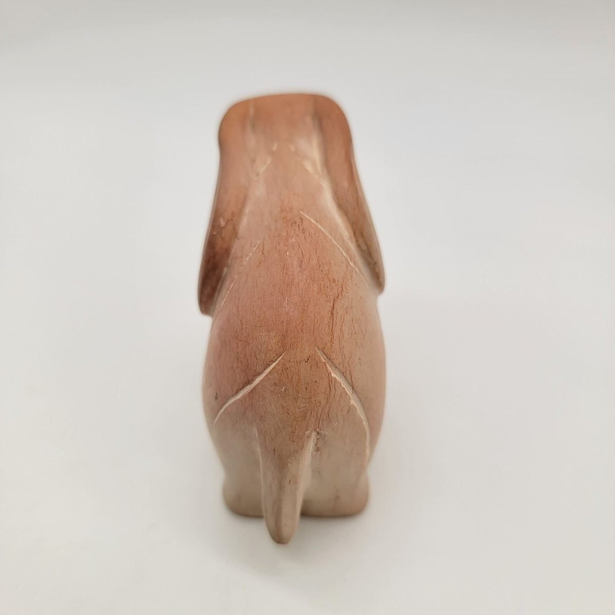 Vintage Carved Soapstone Elephant Figurine