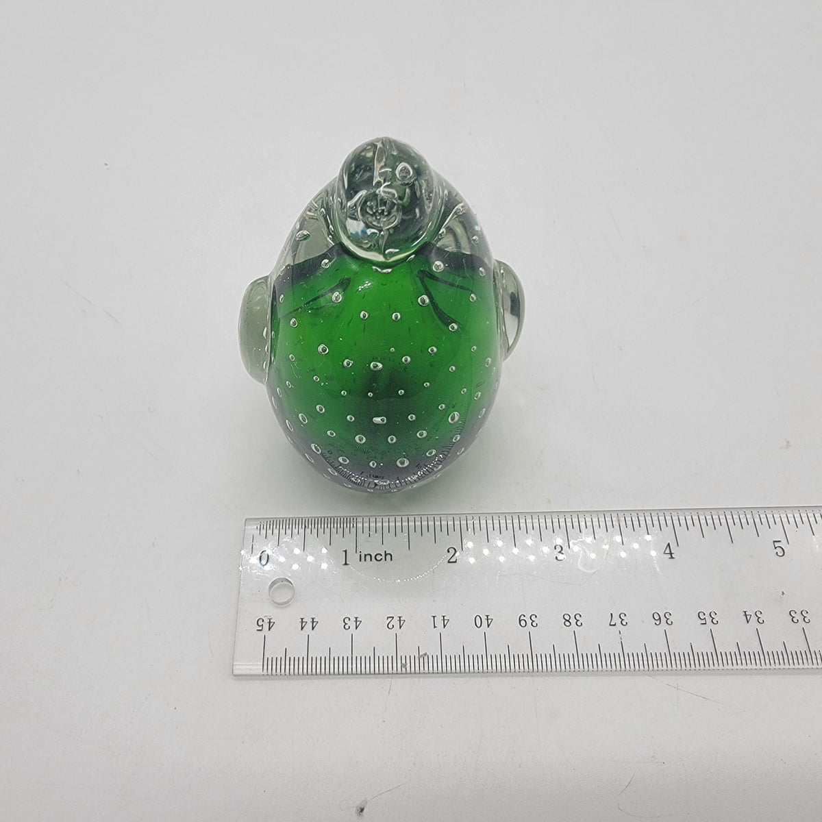 Vintage 1960s Bullicante Art Glass Penguin Sculpture