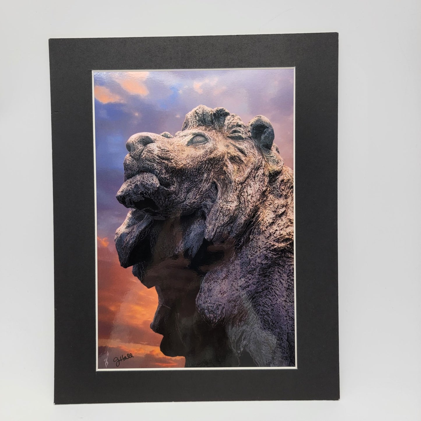 2018 "I Am King" By Gina Geldbach-Hall Matted Art Print 8"x12"  COA