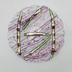Marilyn Catlow Signed Fused Art Glass Bowl