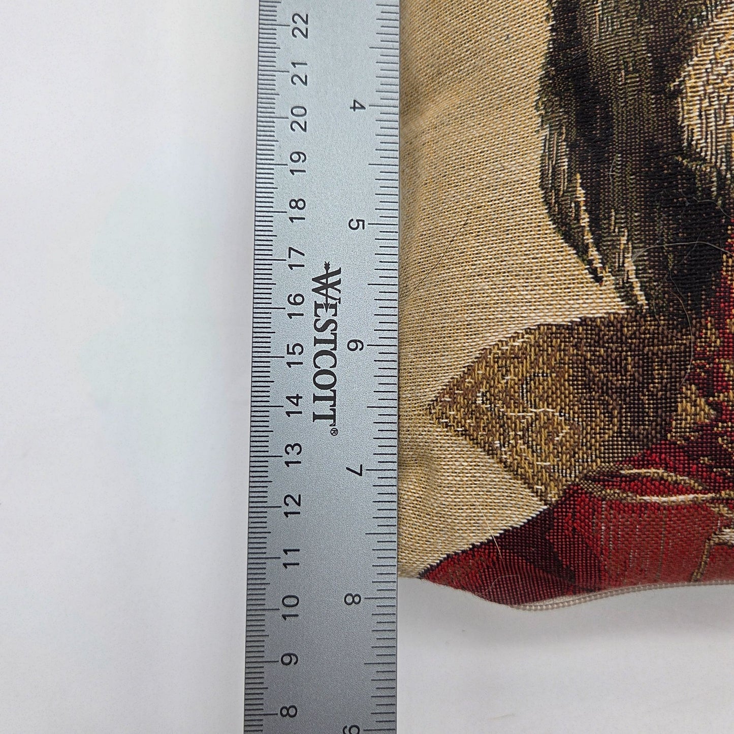 Thierry Poncelet Otterhound Dog Tapestry Throw Pillow