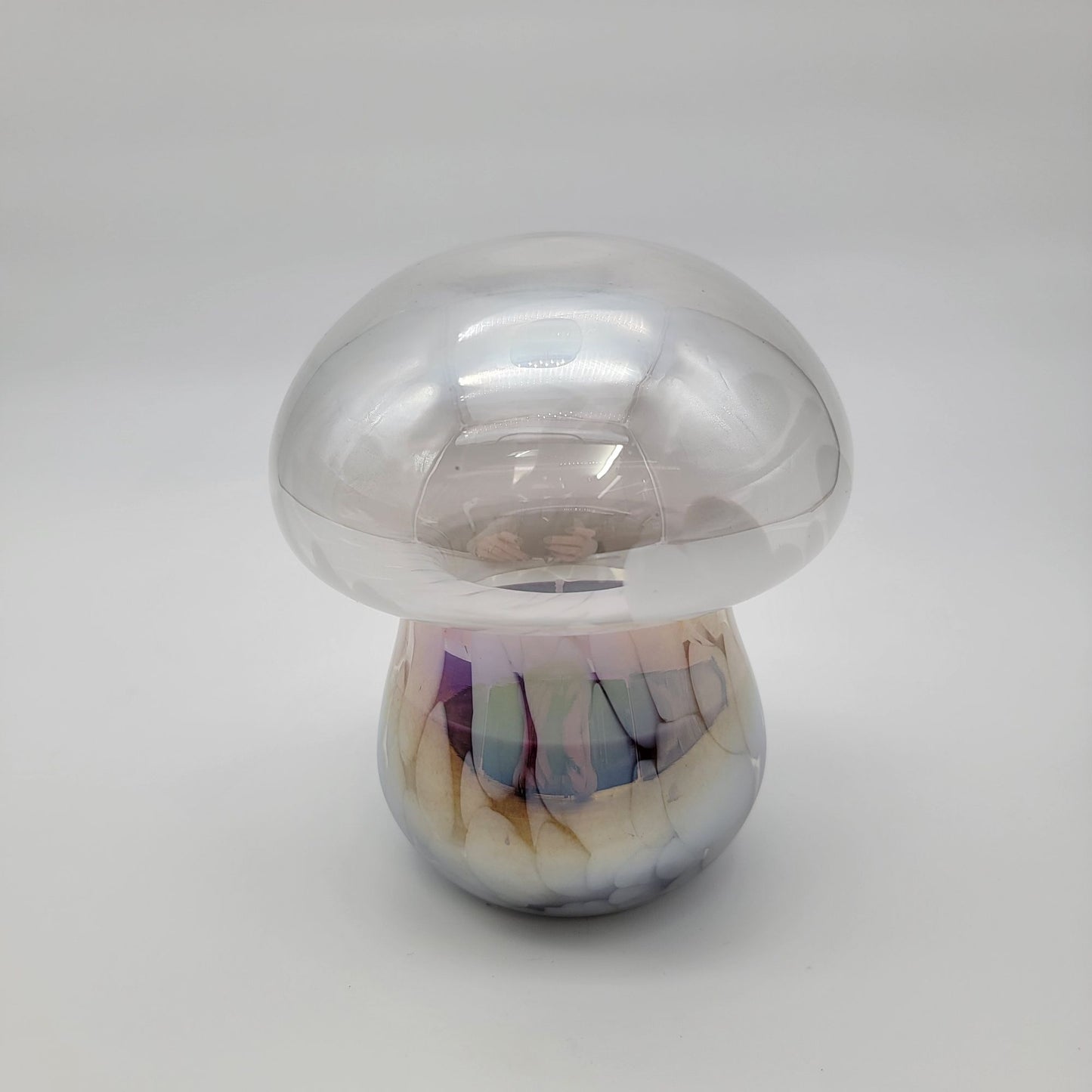 Celebrate Together Glass Mushroom Candle Holder - NEW