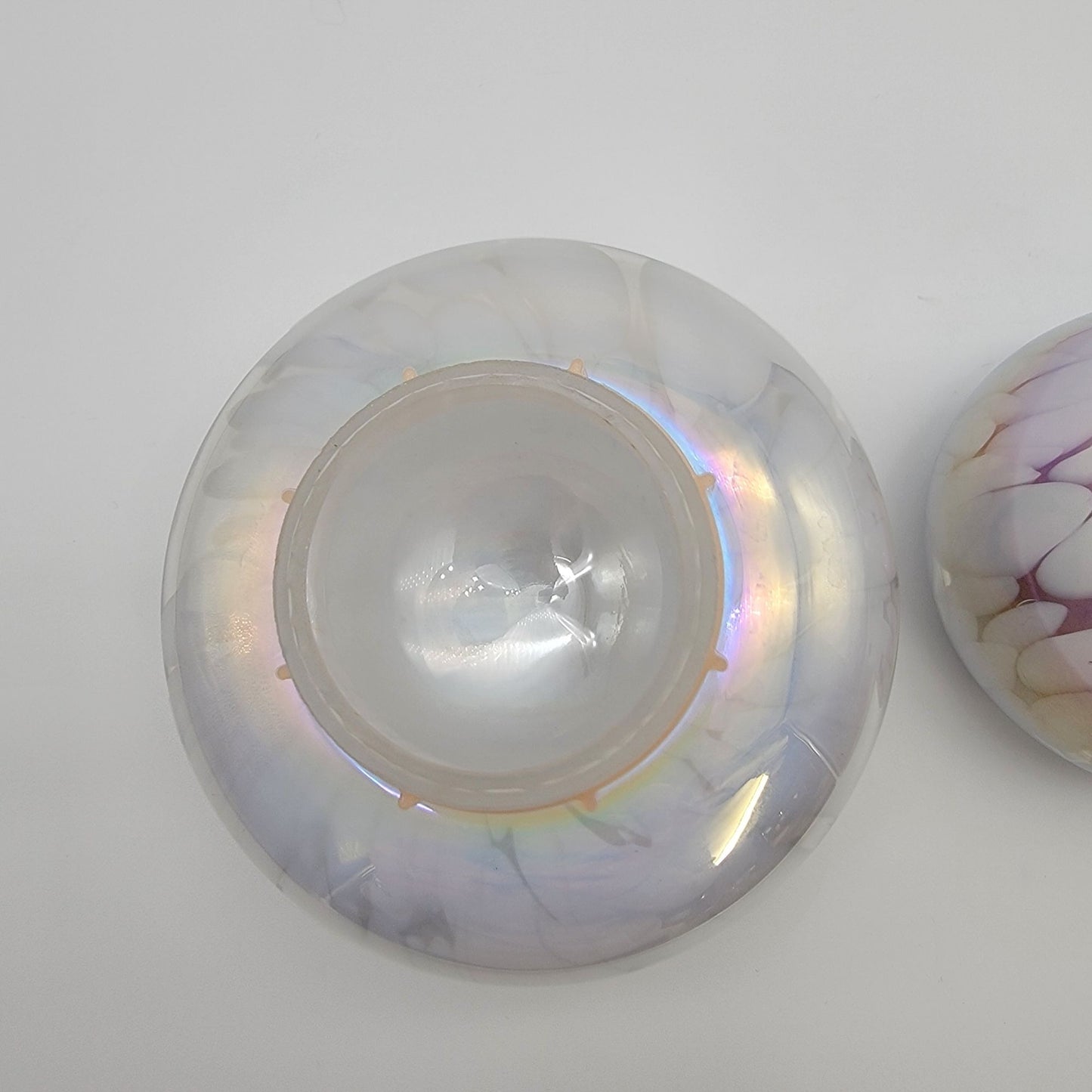 Celebrate Together Glass Mushroom Candle Holder - NEW