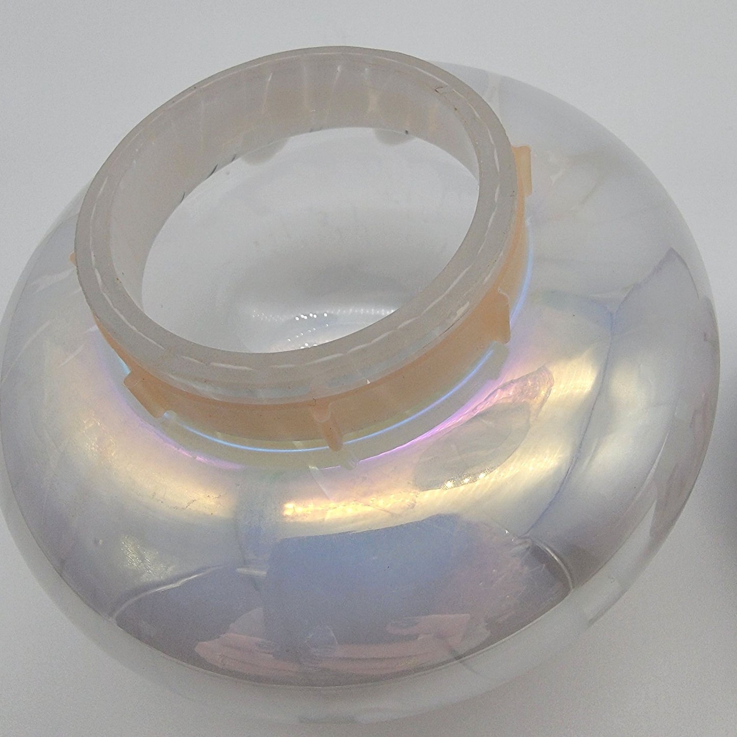 Celebrate Together Glass Mushroom Candle Holder - NEW