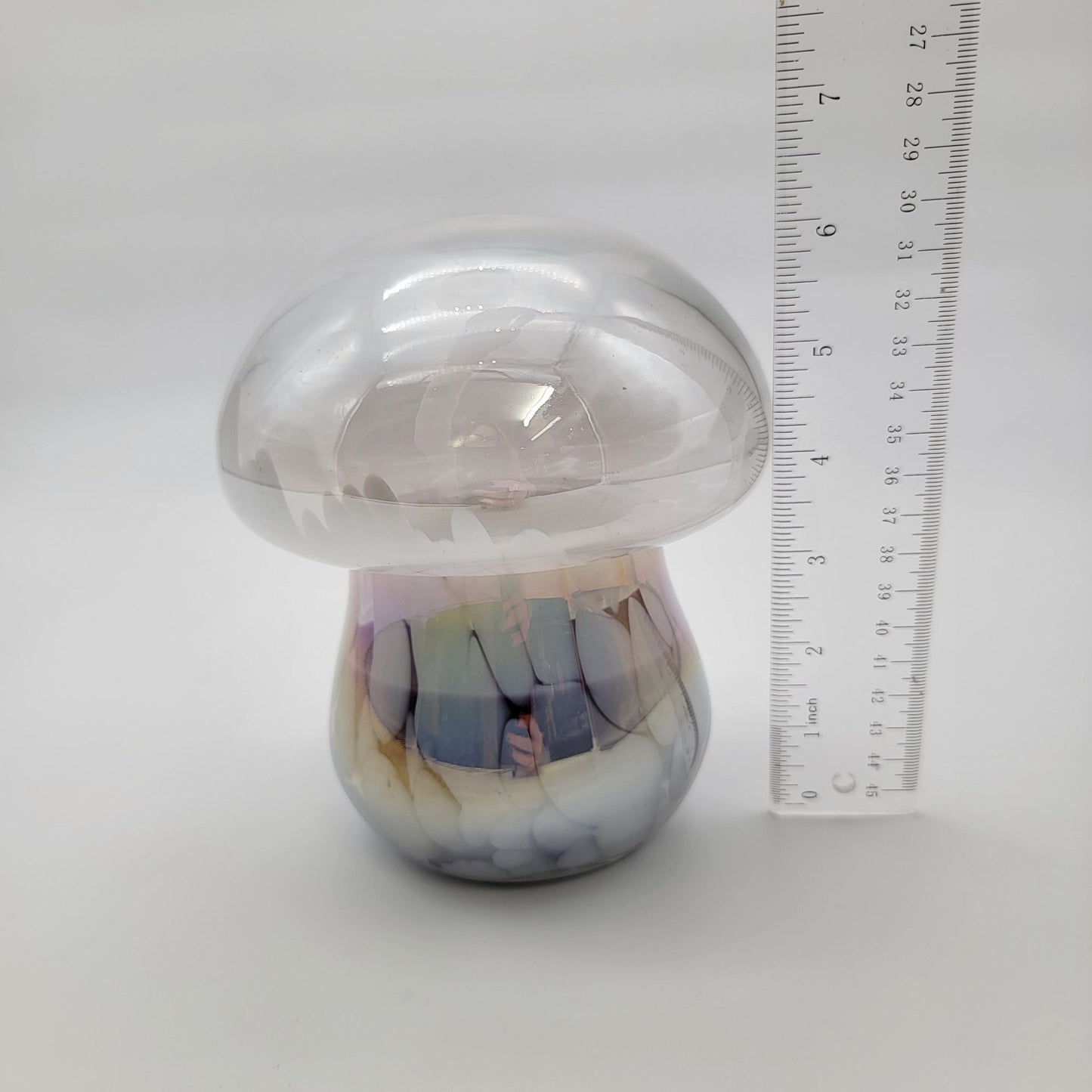 Celebrate Together Glass Mushroom Candle Holder - NEW