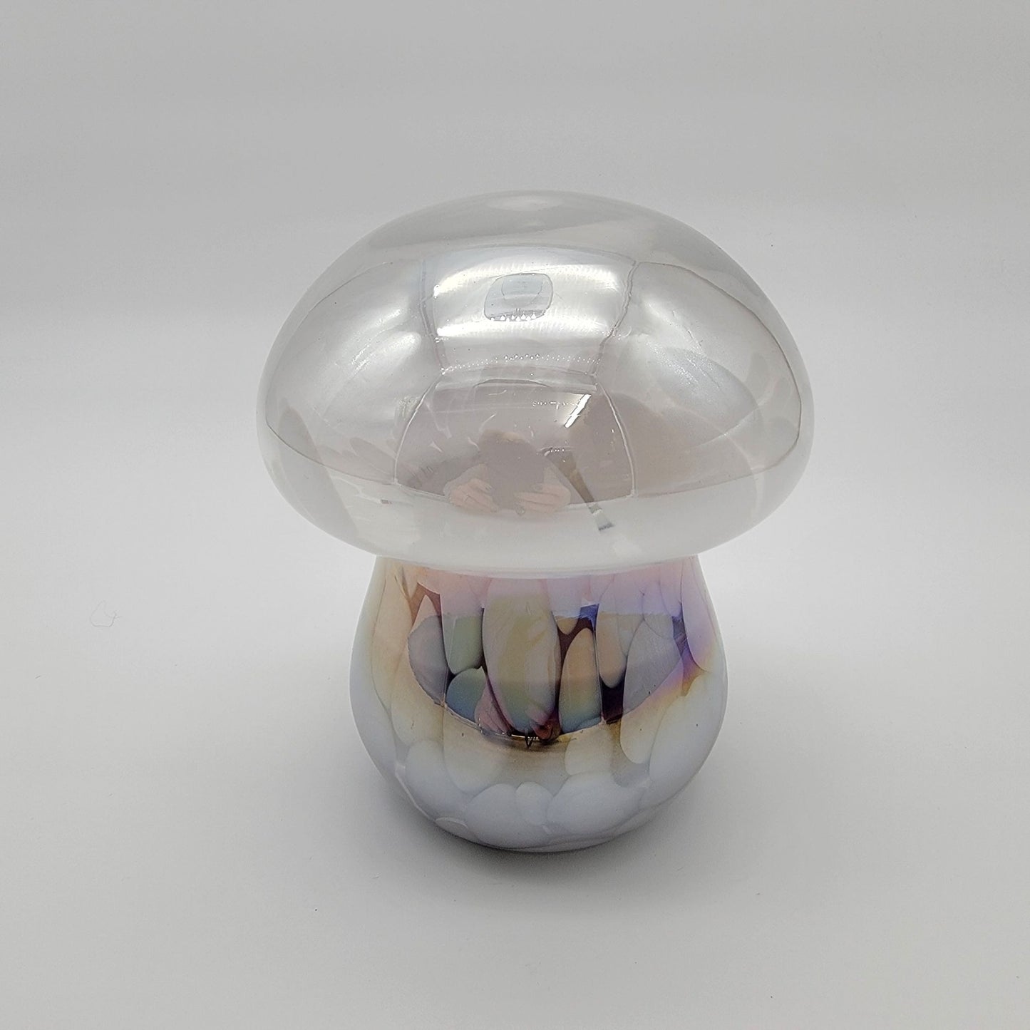 Celebrate Together Glass Mushroom Candle Holder - NEW