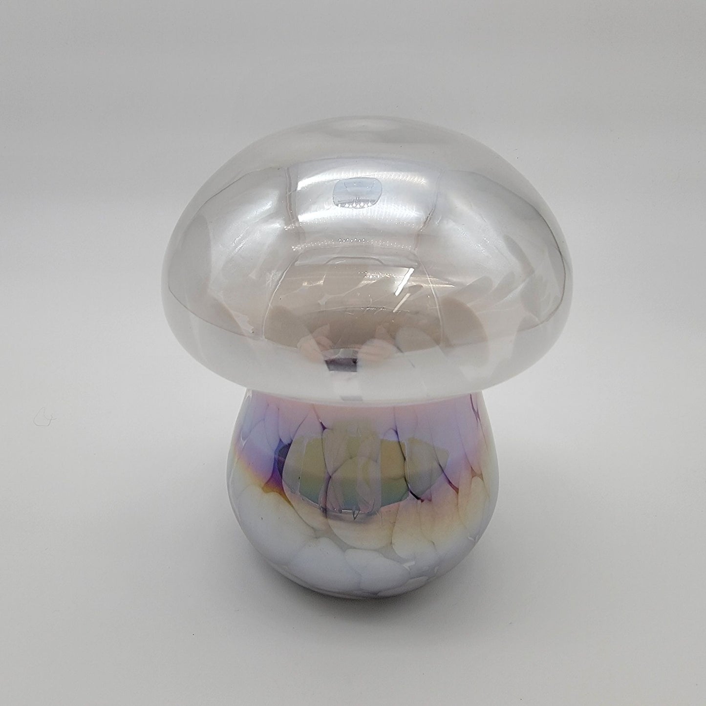 Celebrate Together Glass Mushroom Candle Holder - NEW