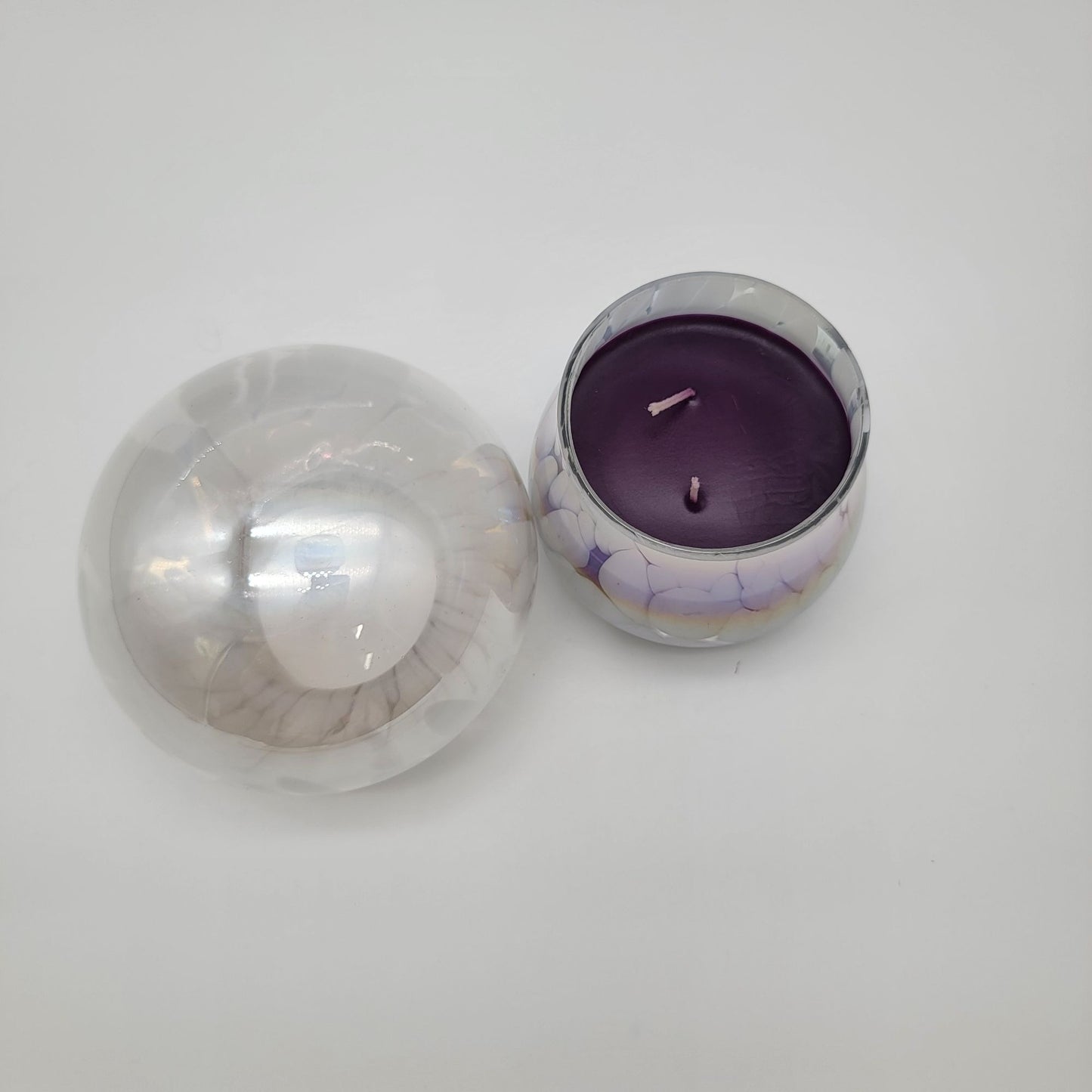 Celebrate Together Glass Mushroom Candle Holder - NEW