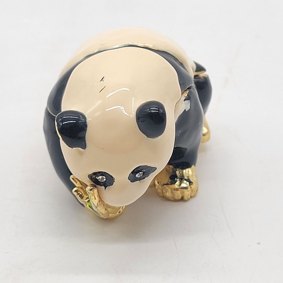 Objet D'Art Kimora Panda Bear Trinket Box Artform No. 02