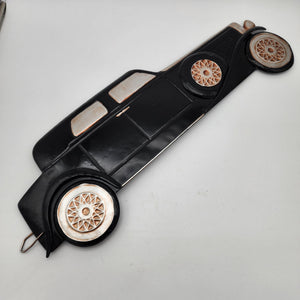 Vintage Gangster Car Wall Hanging - 1920s Style Metal Art