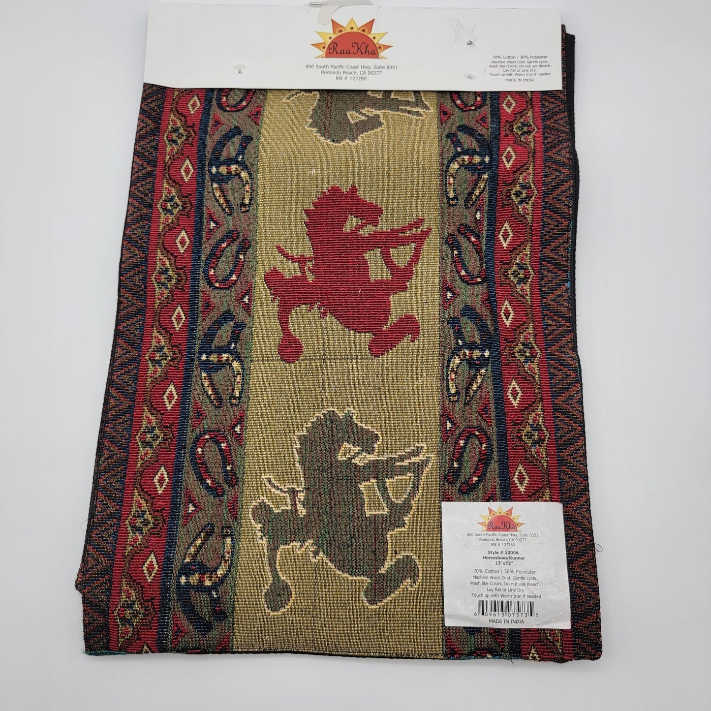 Cowboy Western Jacquard Table Runner