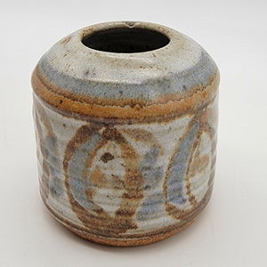 Vintage Doering Pottery Stoneware Miniature Vase