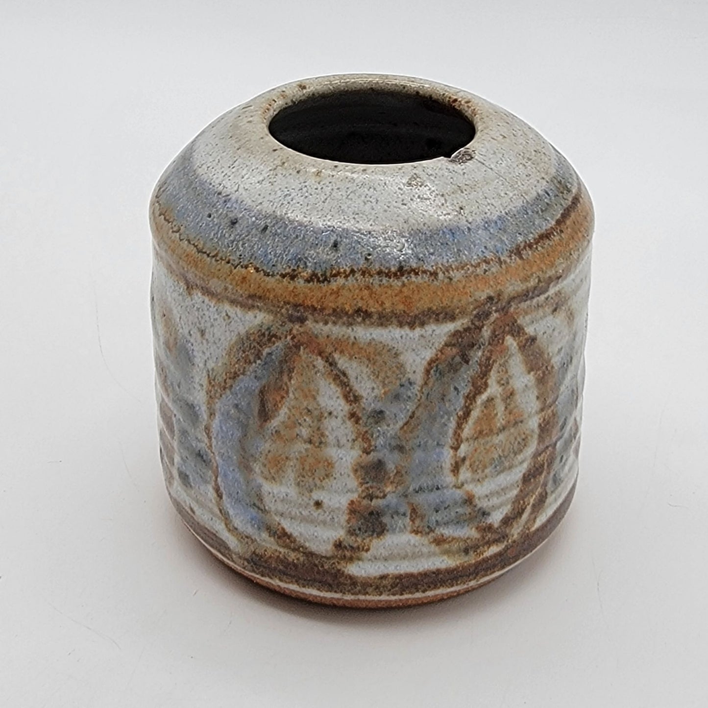Vintage Doering Pottery Stoneware Miniature Vase