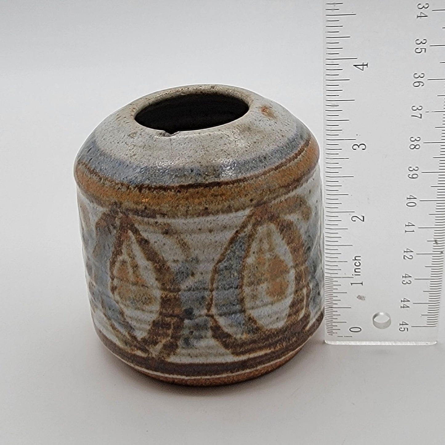 Vintage Doering Pottery Stoneware Miniature Vase