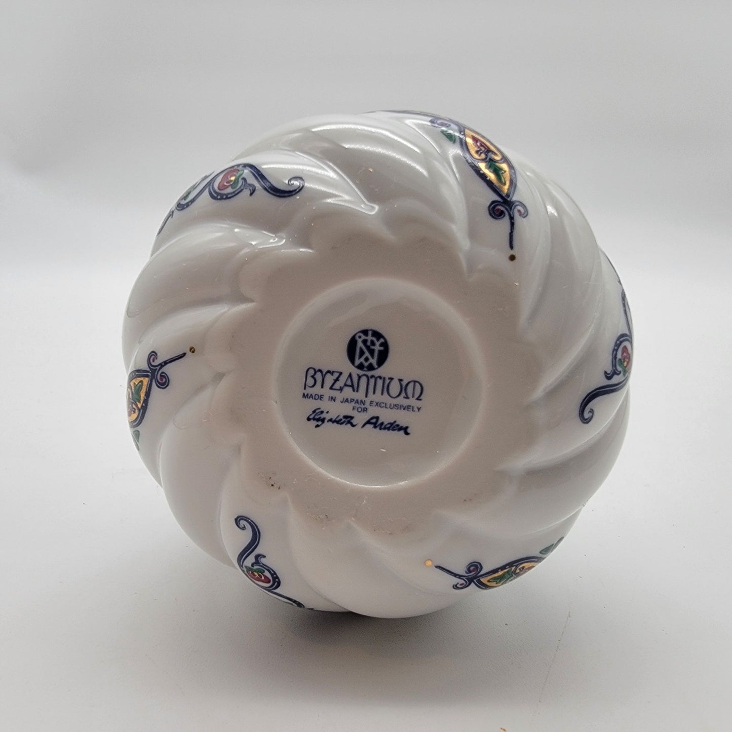 Vintage Elizabeth Arden Byzantium Porcelain Vase