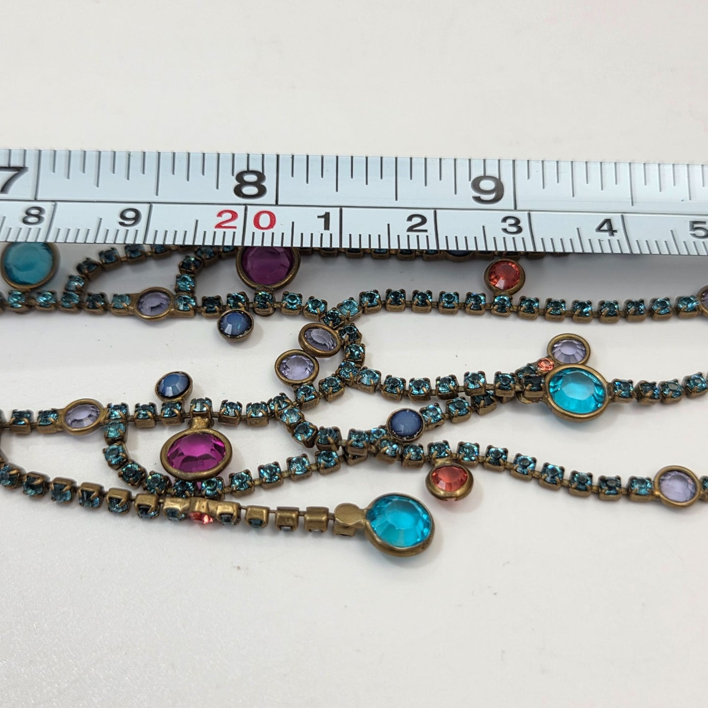 Vintage Sorrelli Austrian Crystal Bib Statement Necklace