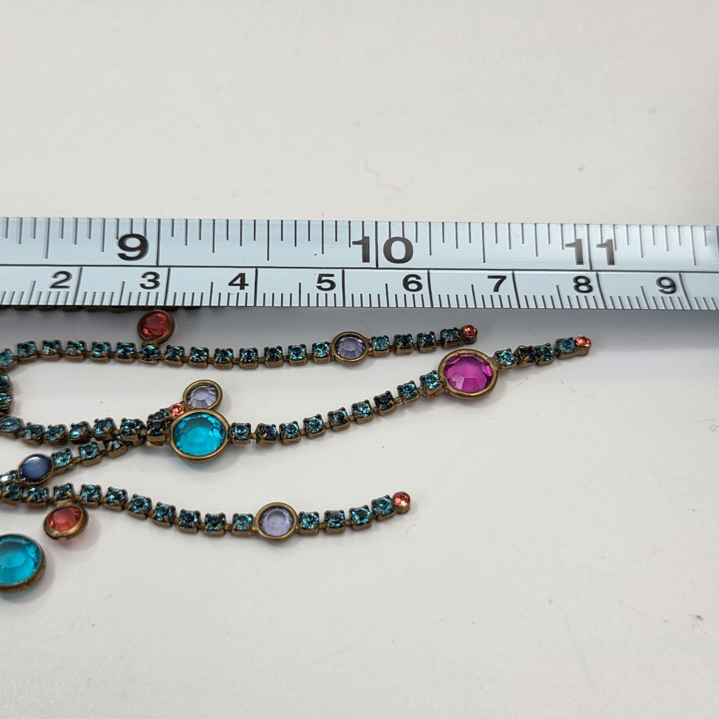 Vintage Sorrelli Austrian Crystal Bib Statement Necklace