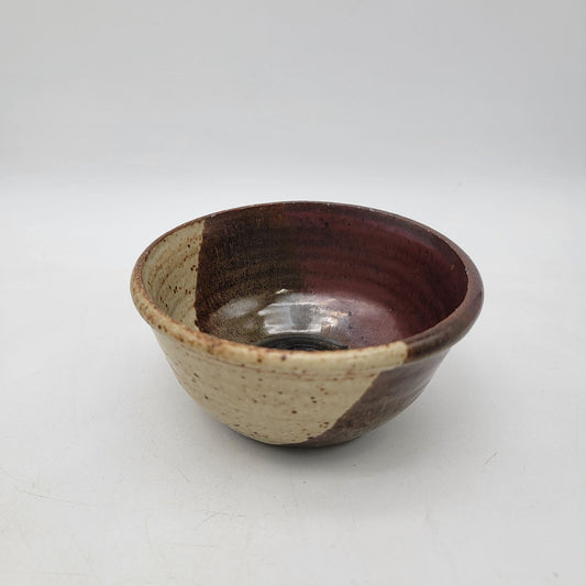 Handcrafted Art Pottery Bowl Rustic Earth Tone Design