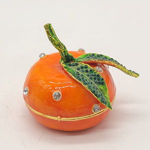 Objet D'Art Mikan Tangerine Trinket Box Artform No. 54