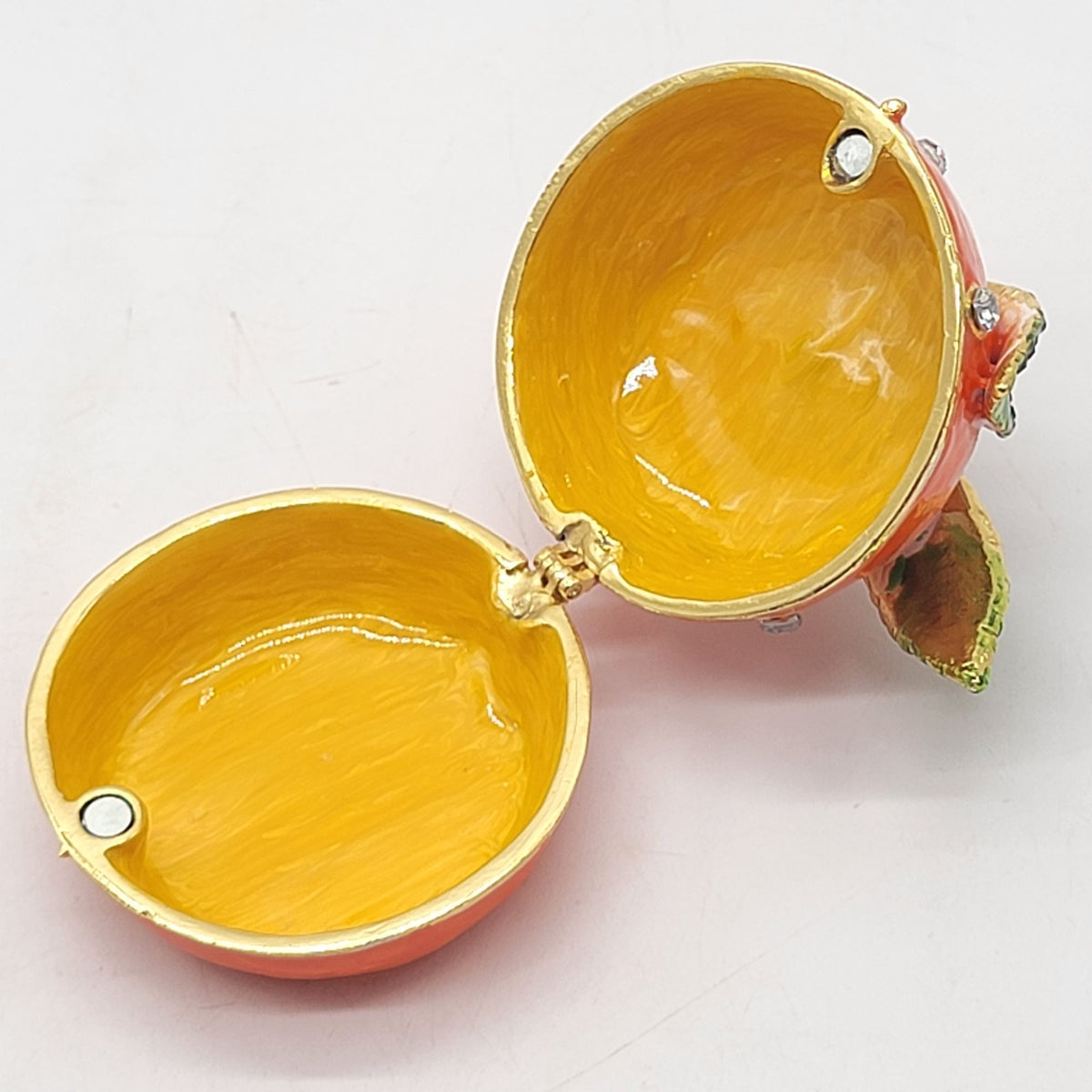 Objet D'Art Mikan Tangerine Trinket Box Artform No. 54