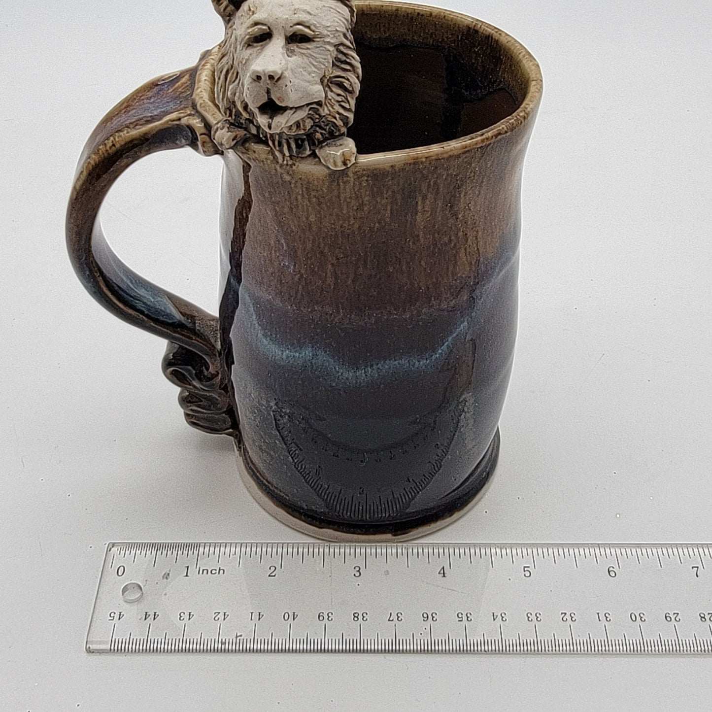 Katherine Burke Art Pottery Wolf Mug