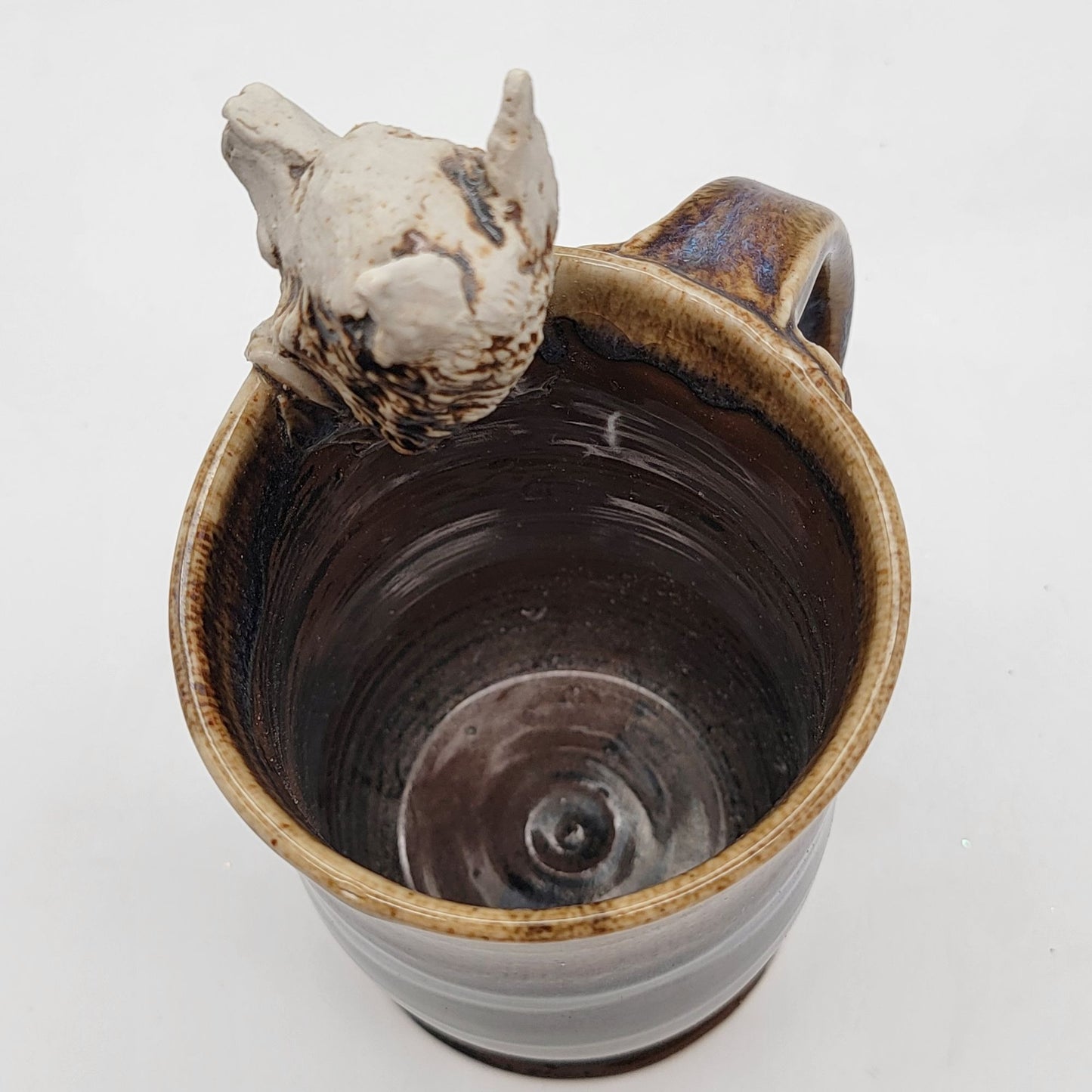 Katherine Burke Art Pottery Wolf Mug