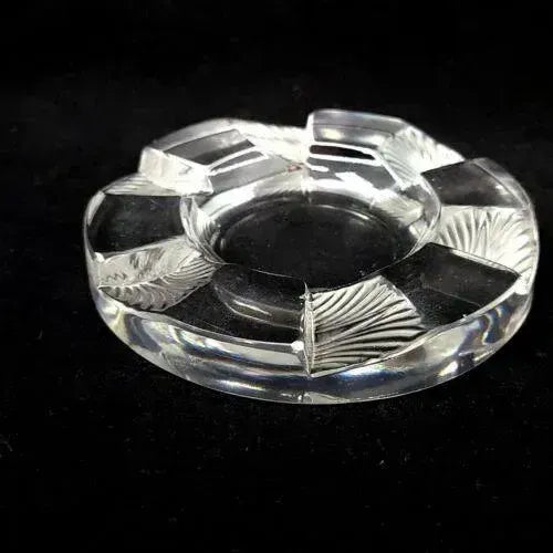 1970s Lalique France Glass Ashtray