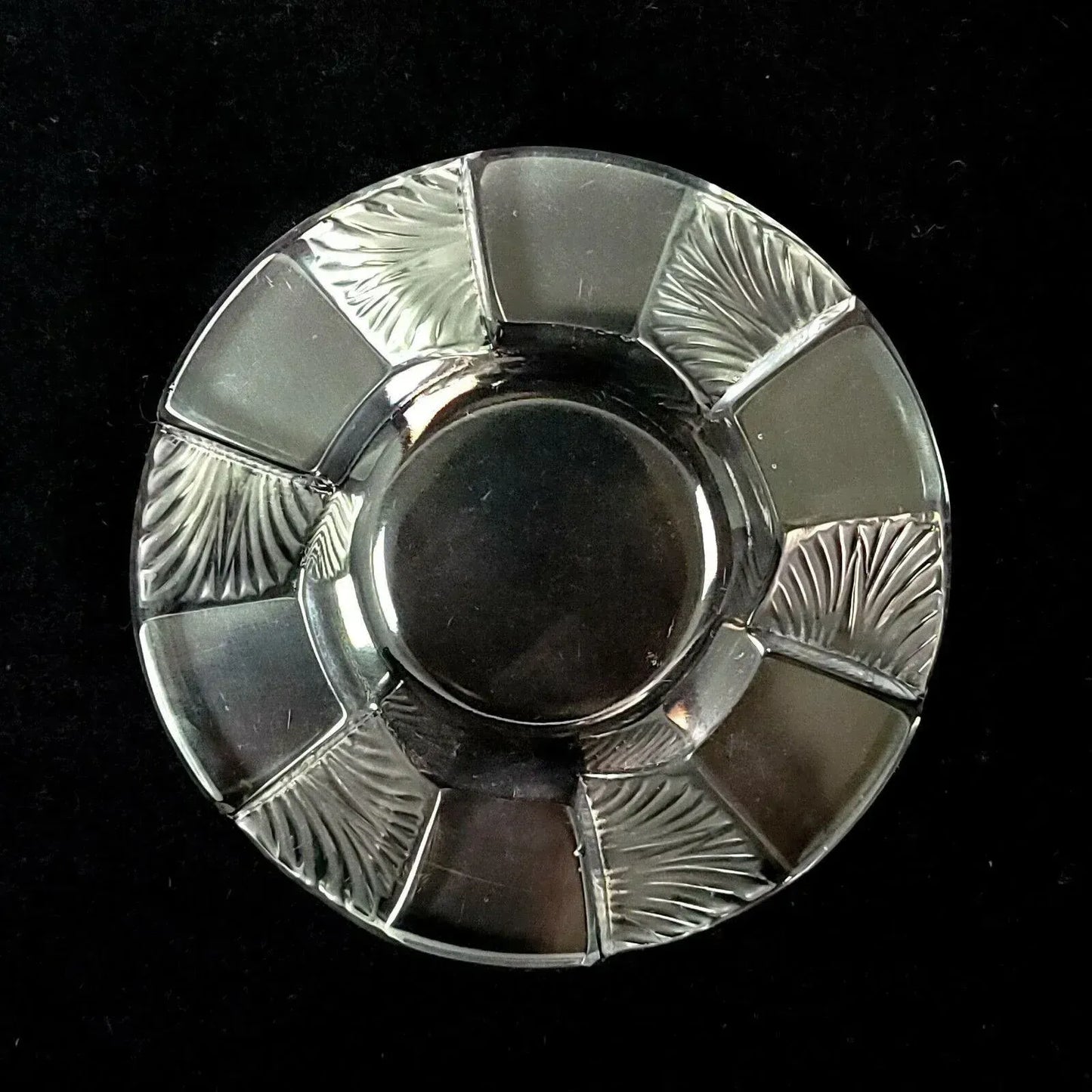 1970s Lalique France Glass Ashtray