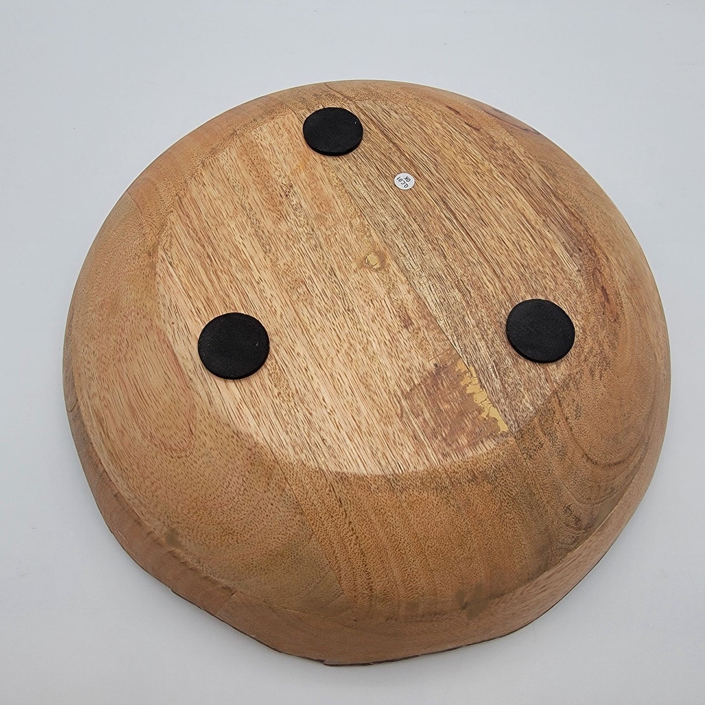 Large Raw Bark Edge Wooden Bowl