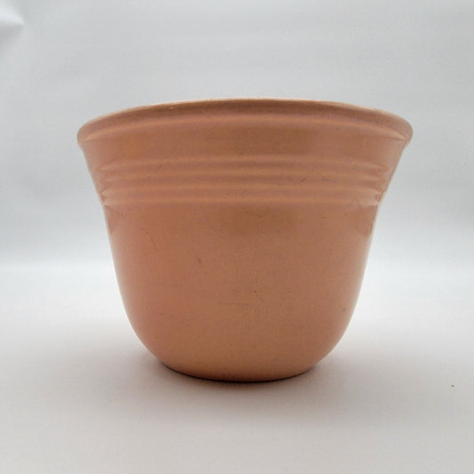 Vintage Metlox Pottery Mission Bell Planter Peach Glaze