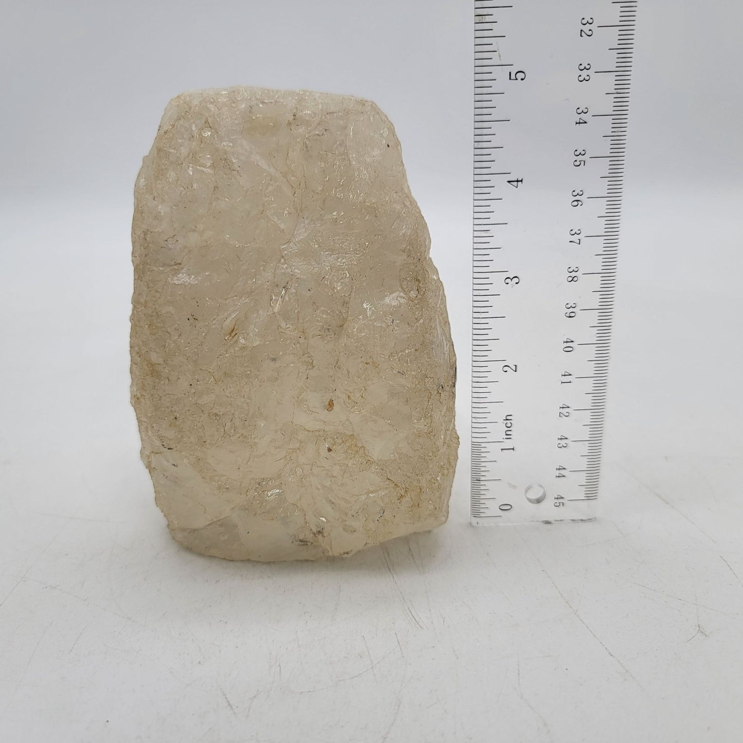 Natural Raw Quartz Votive Candle Holder