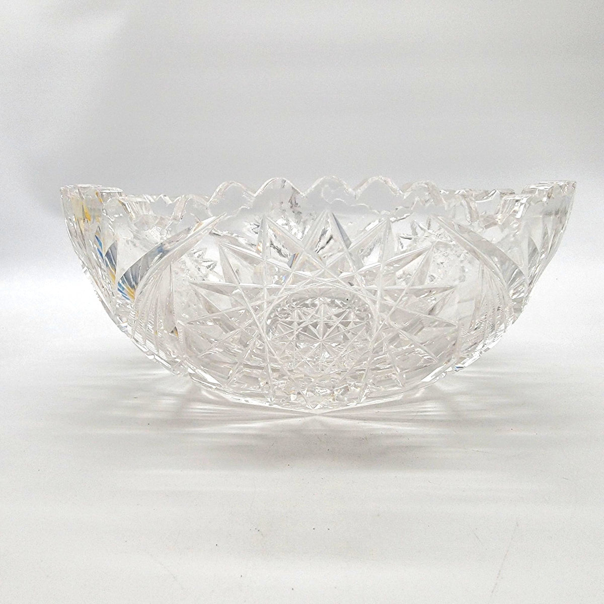 American Brilliant Cut Glass Bowl 10"