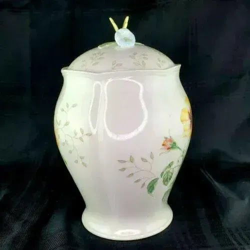 2000s Medium Lenox Butterfly Meadows Canister Cookie Jar