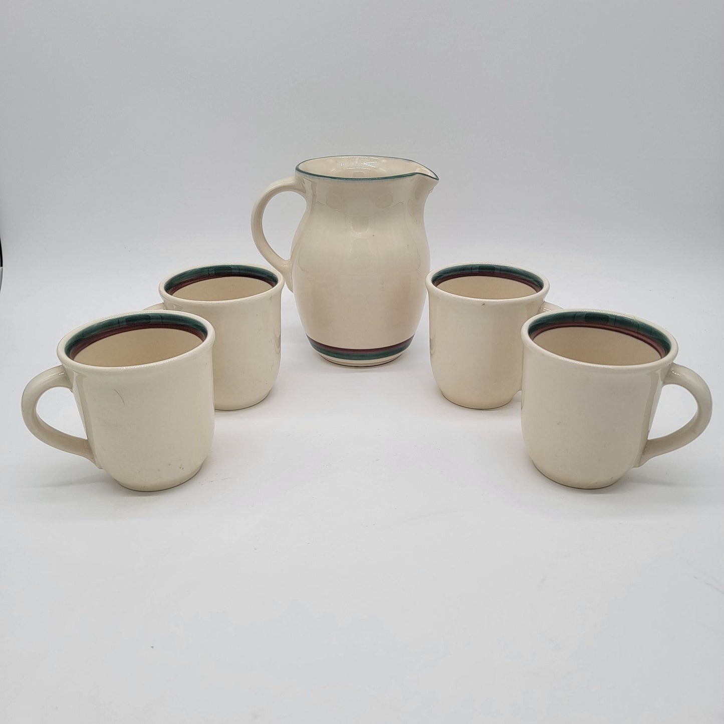 Pfaltzgraff Sunrise Pitcher & Cups
