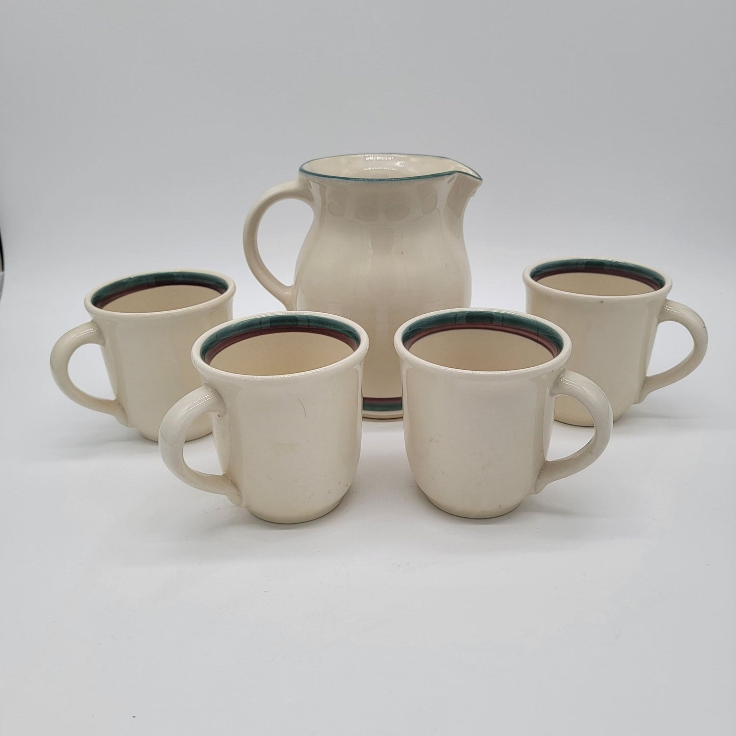Pfaltzgraff Sunrise Pitcher & Cups