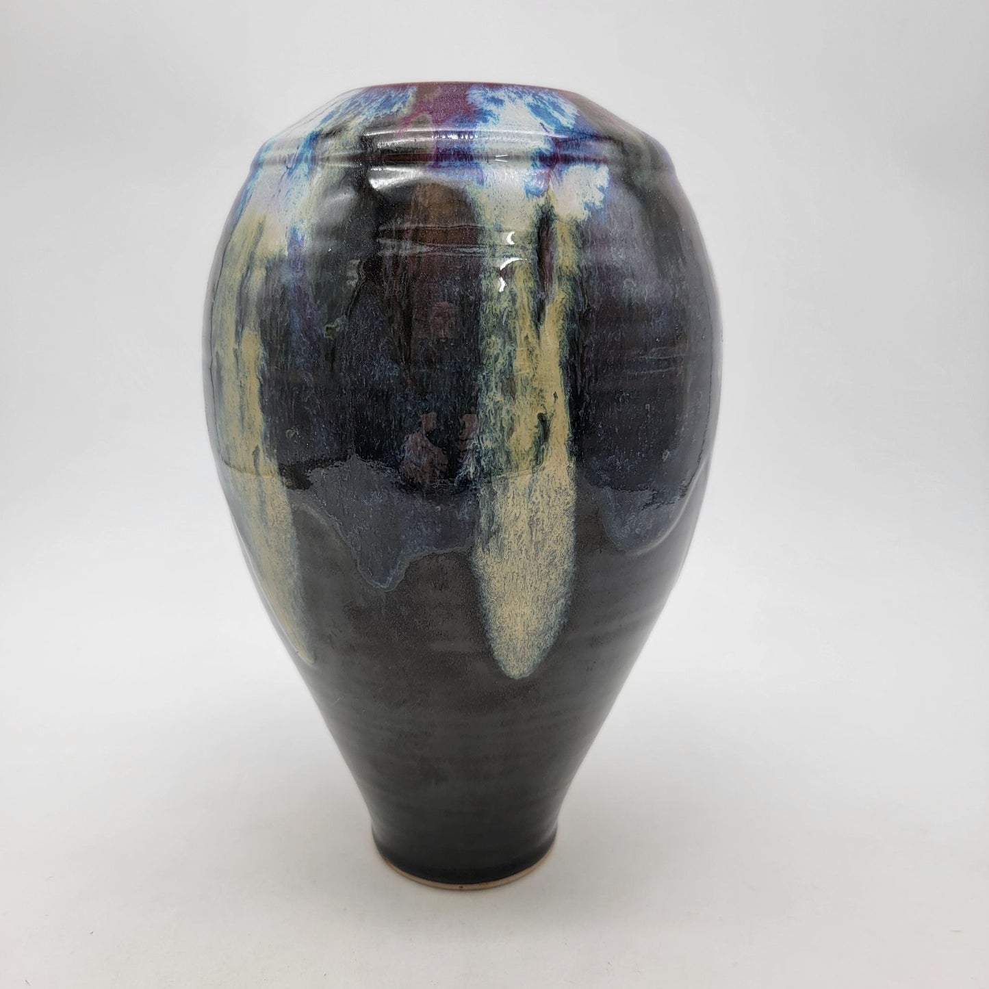 Vintage 1999 Large Orcas Islands Pottery Vase Signed By Artist