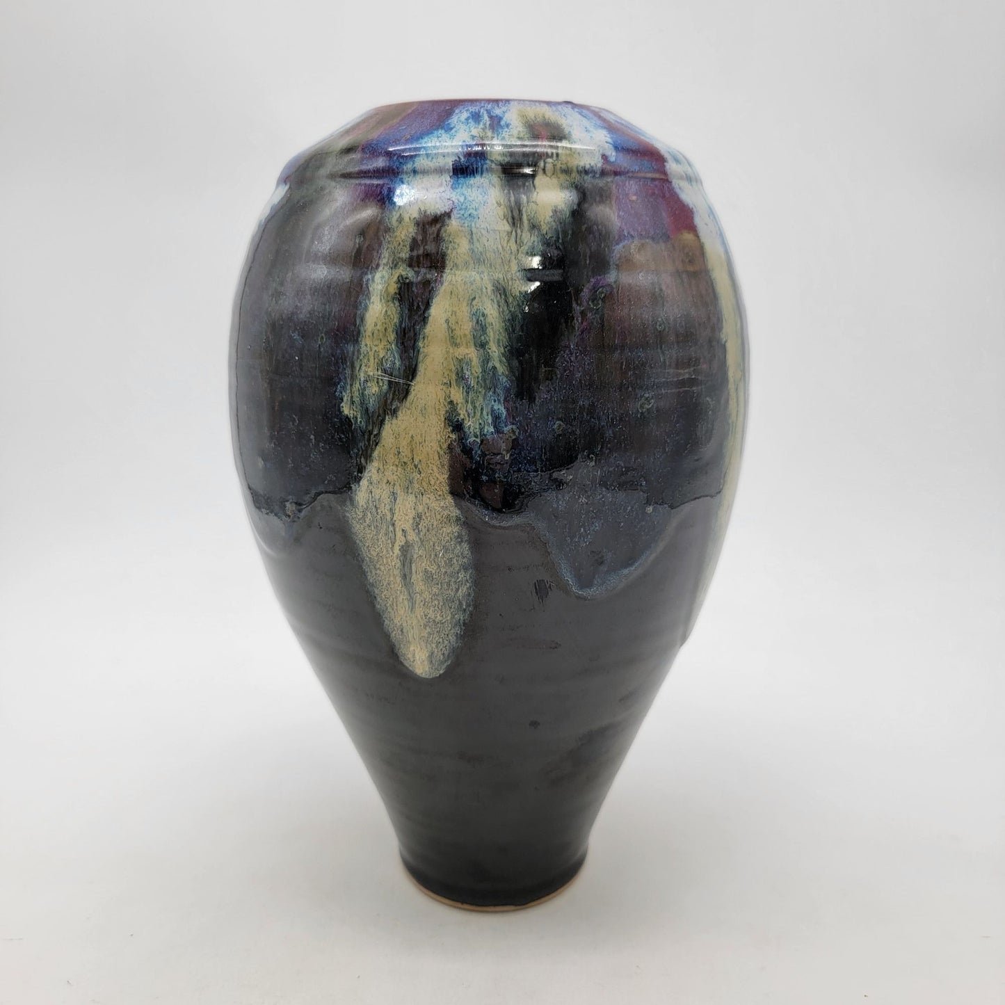 Vintage 1999 Large Orcas Islands Pottery Vase Signed By Artist