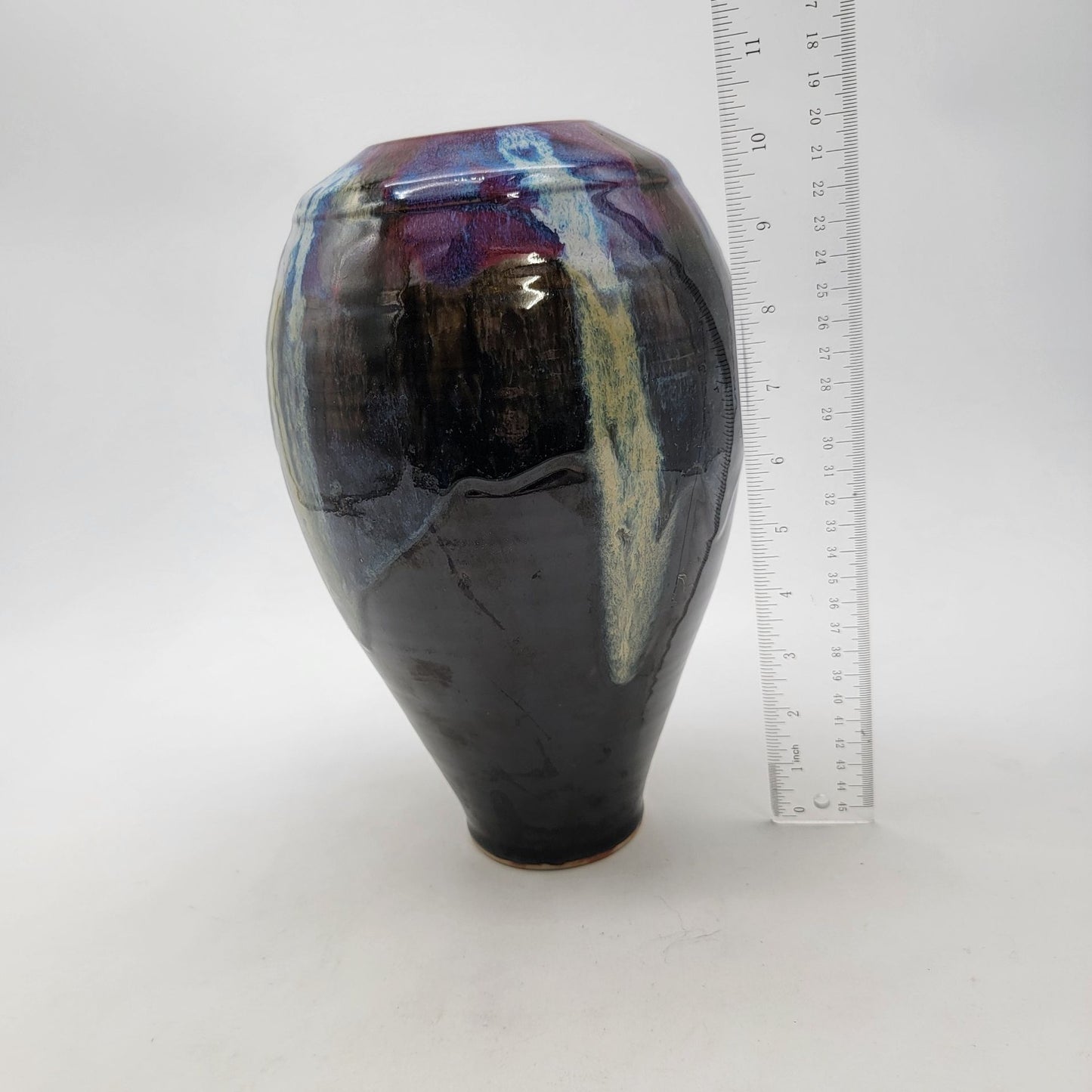 Vintage 1999 Large Orcas Islands Pottery Vase Signed By Artist
