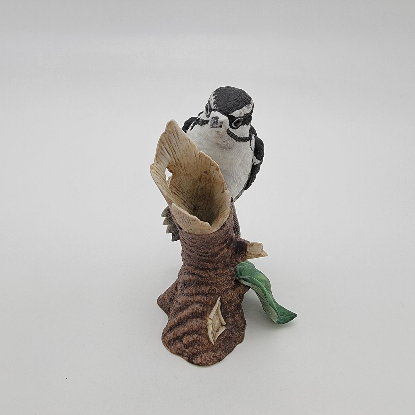1989 Lenox Downy Woodpecker Bird Porcelain Figurine