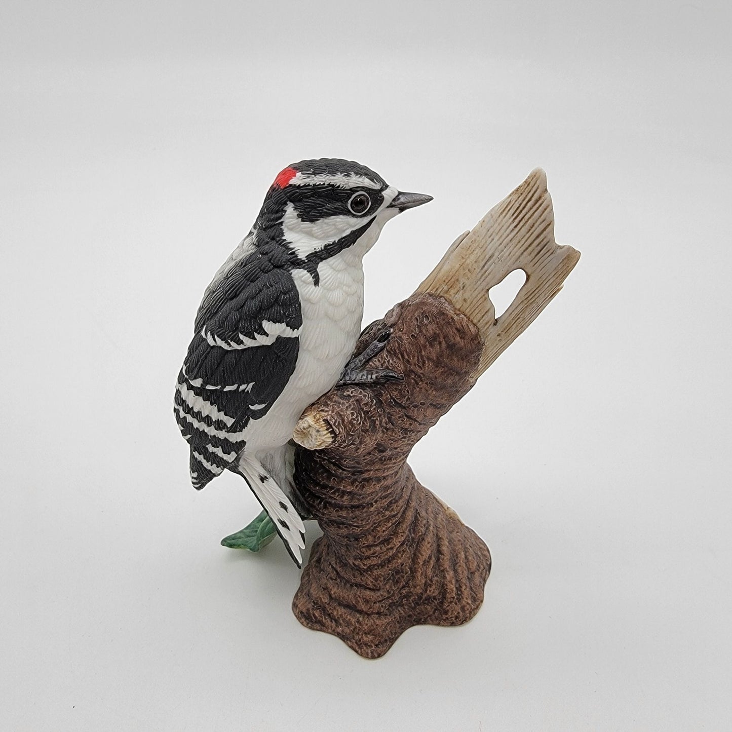 1989 Lenox Downy Woodpecker Bird Porcelain Figurine