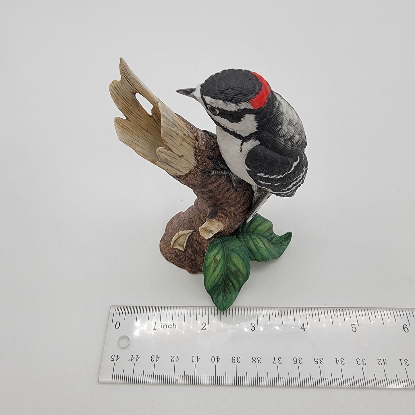 1989 Lenox Downy Woodpecker Bird Porcelain Figurine
