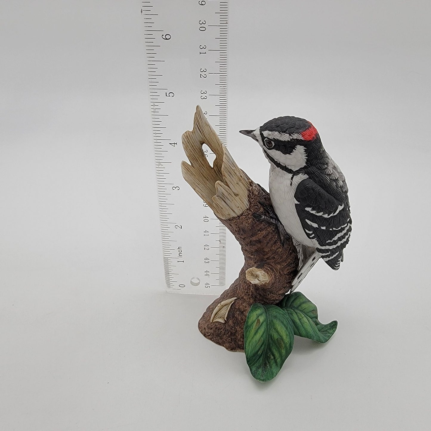1989 Lenox Downy Woodpecker Bird Porcelain Figurine
