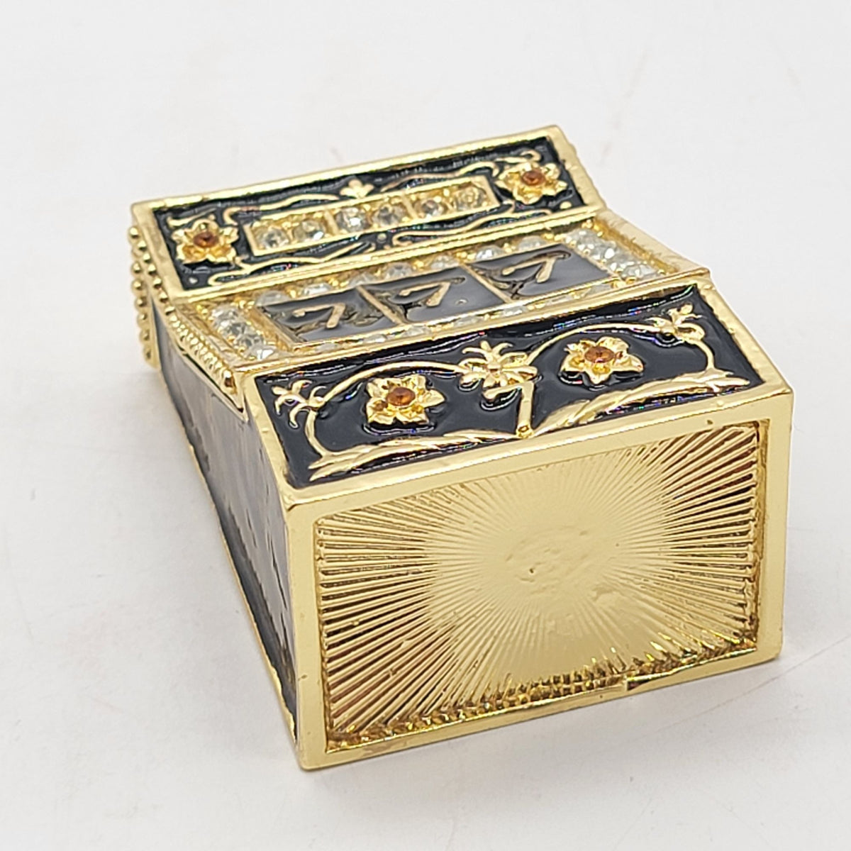 Objet D'Art One Armed Bandito Slot Machine Trinket Box Artform No. 14