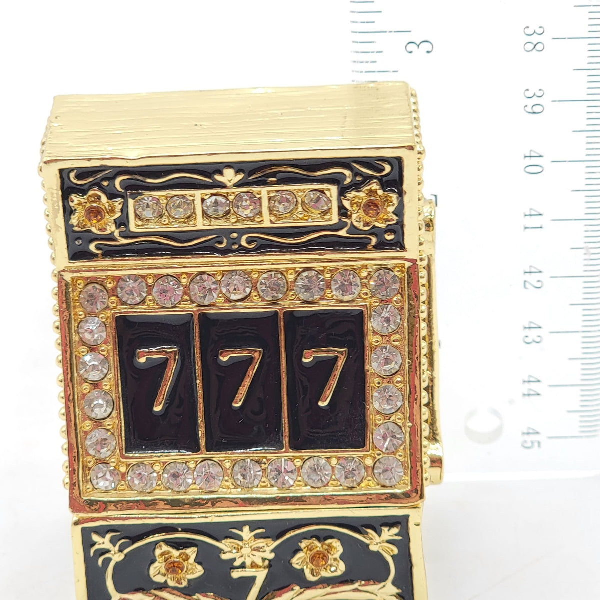 Objet D'Art One Armed Bandito Slot Machine Trinket Box Artform No. 14