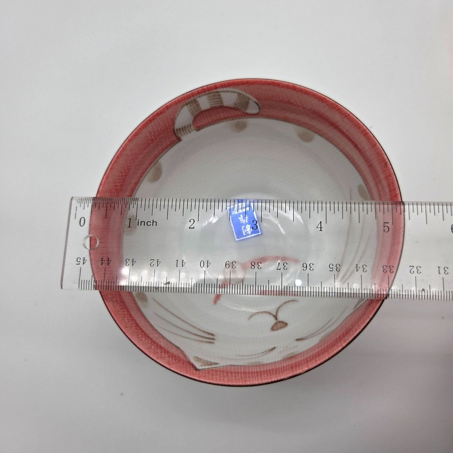 Sousaku Japanese Happy Fat Cat Rice Bowls Set Of 2