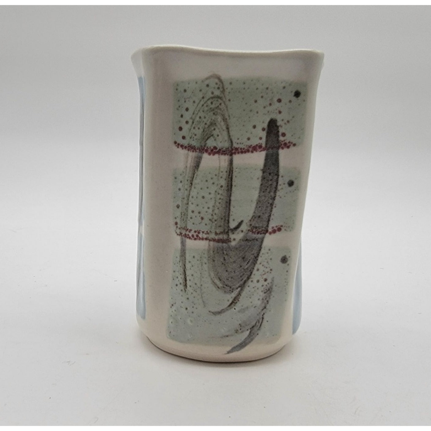 Sister Dennis St. Benedicts Monastery Abstract Art Pottery Vase
