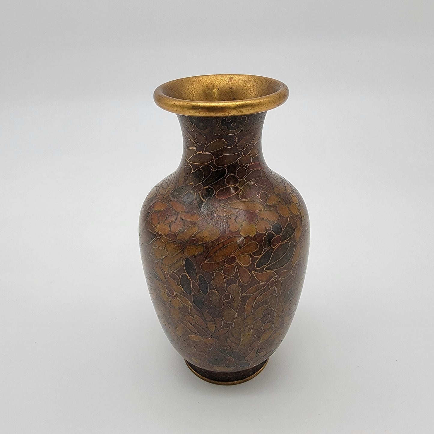 Vintage Jingfa Cloisonne Vase