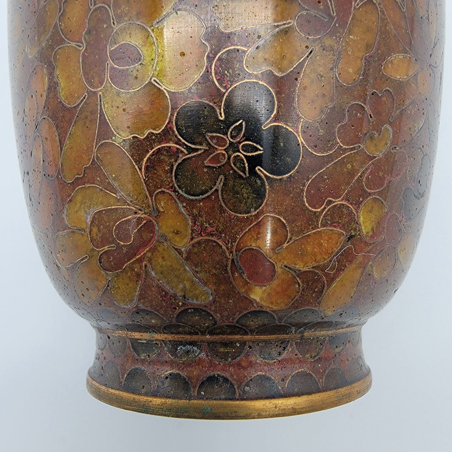 Vintage Jingfa Cloisonne Vase